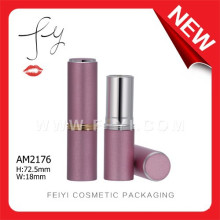 Elegant Lady-like Pink Round Aluminium Lipstick Tube